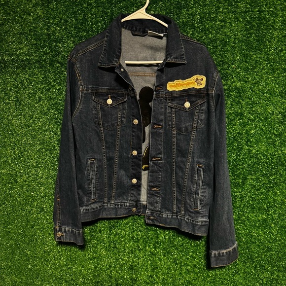 Men's unisex Denim Jacket disney mickey mouse - Picture 1 of 7